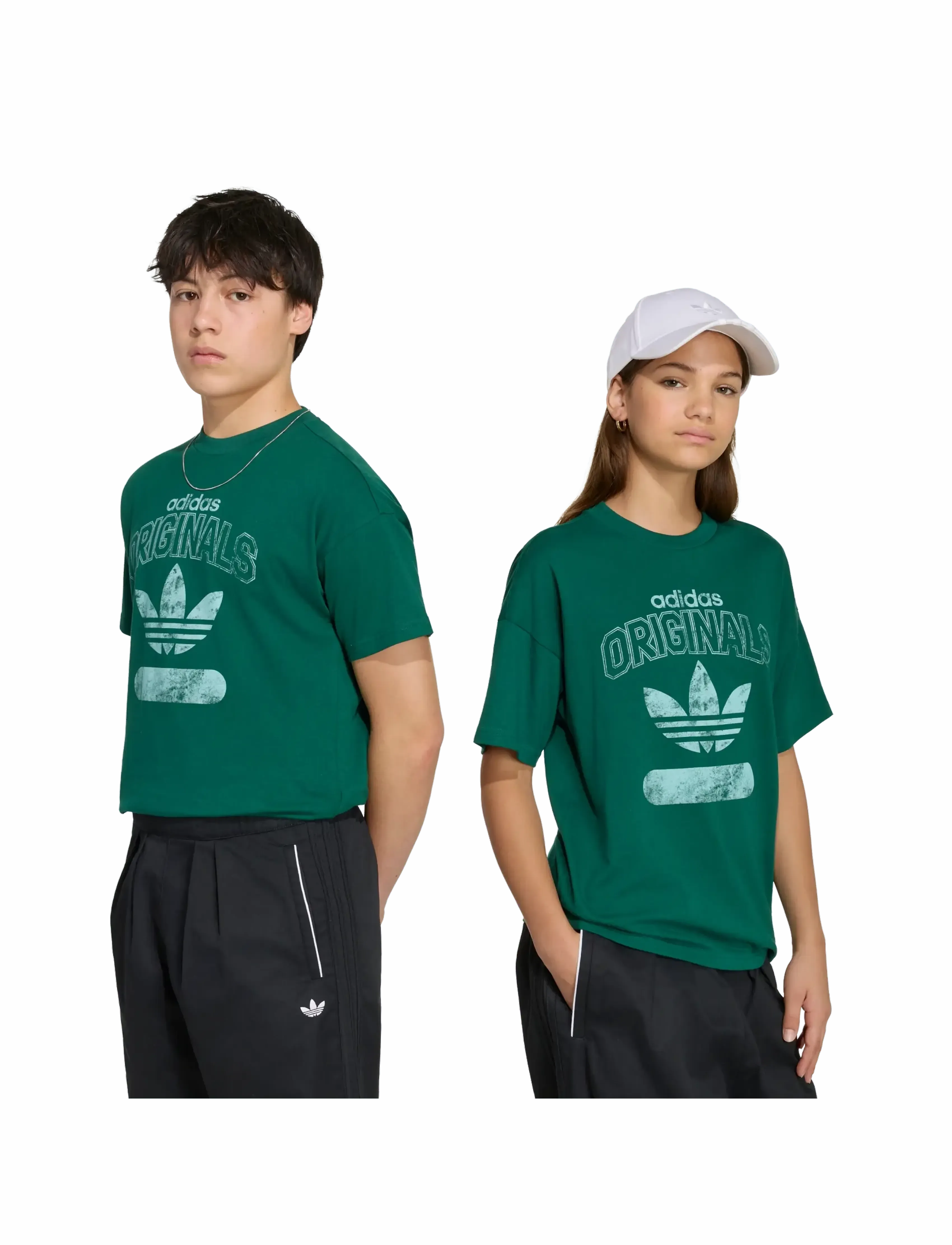 adidas Originals - LOOSE TEE - kortärmade t-shirts - cgreen - 3