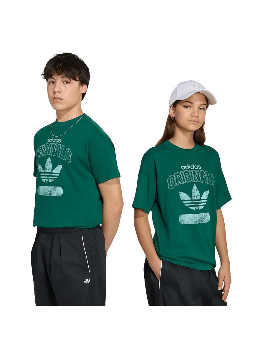 adidas Originals - LOOSE TEE - lühikeste varrukatega t-särgid - cgreen - 3