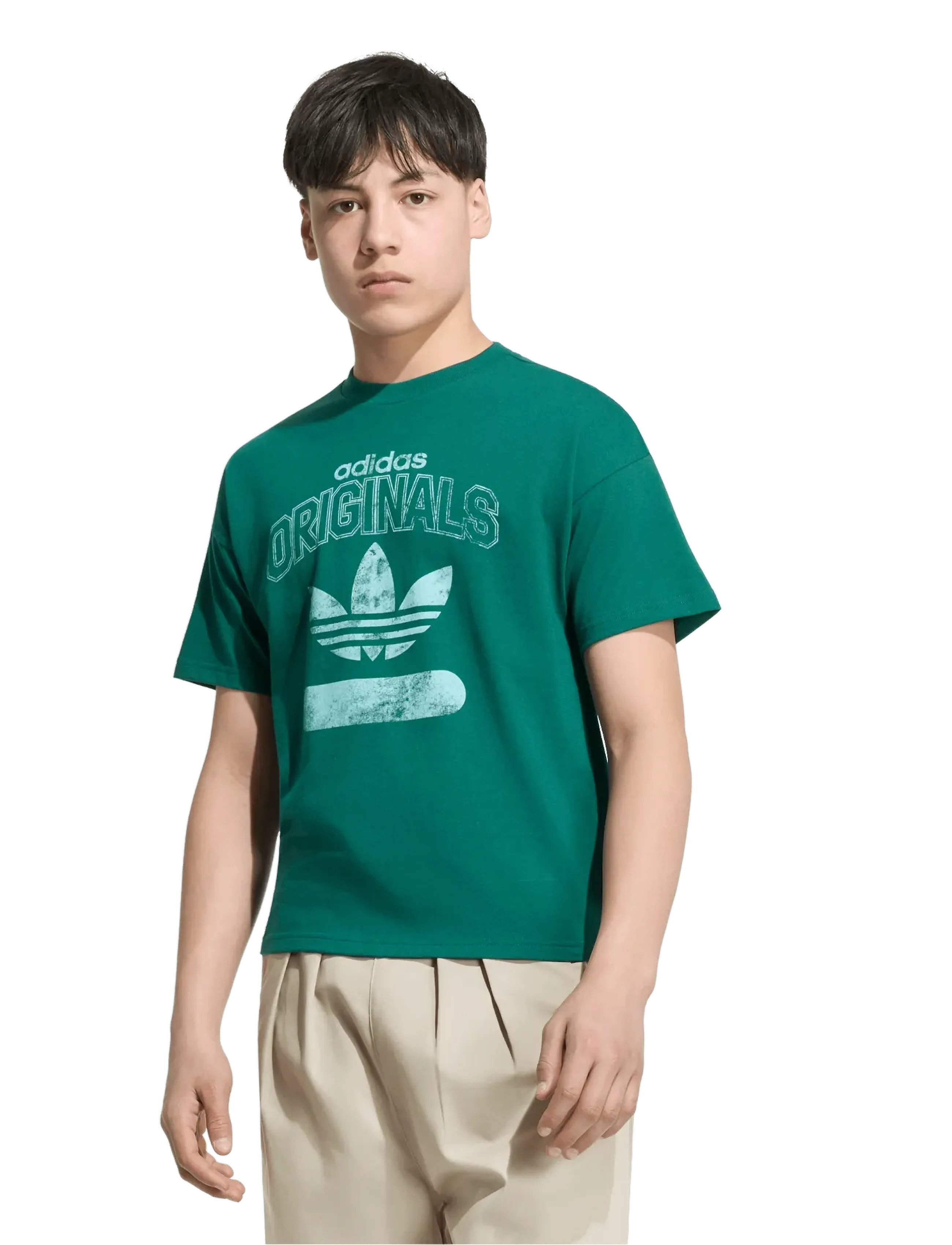 adidas Originals - LOOSE TEE - kortärmade t-shirts - cgreen - 4