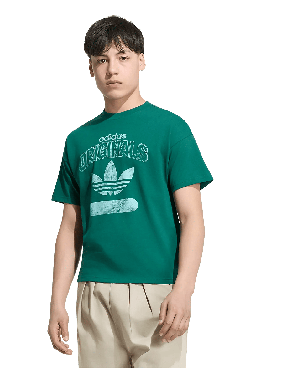 adidas Originals - LOOSE TEE - lühikeste varrukatega t-särgid - cgreen - 4