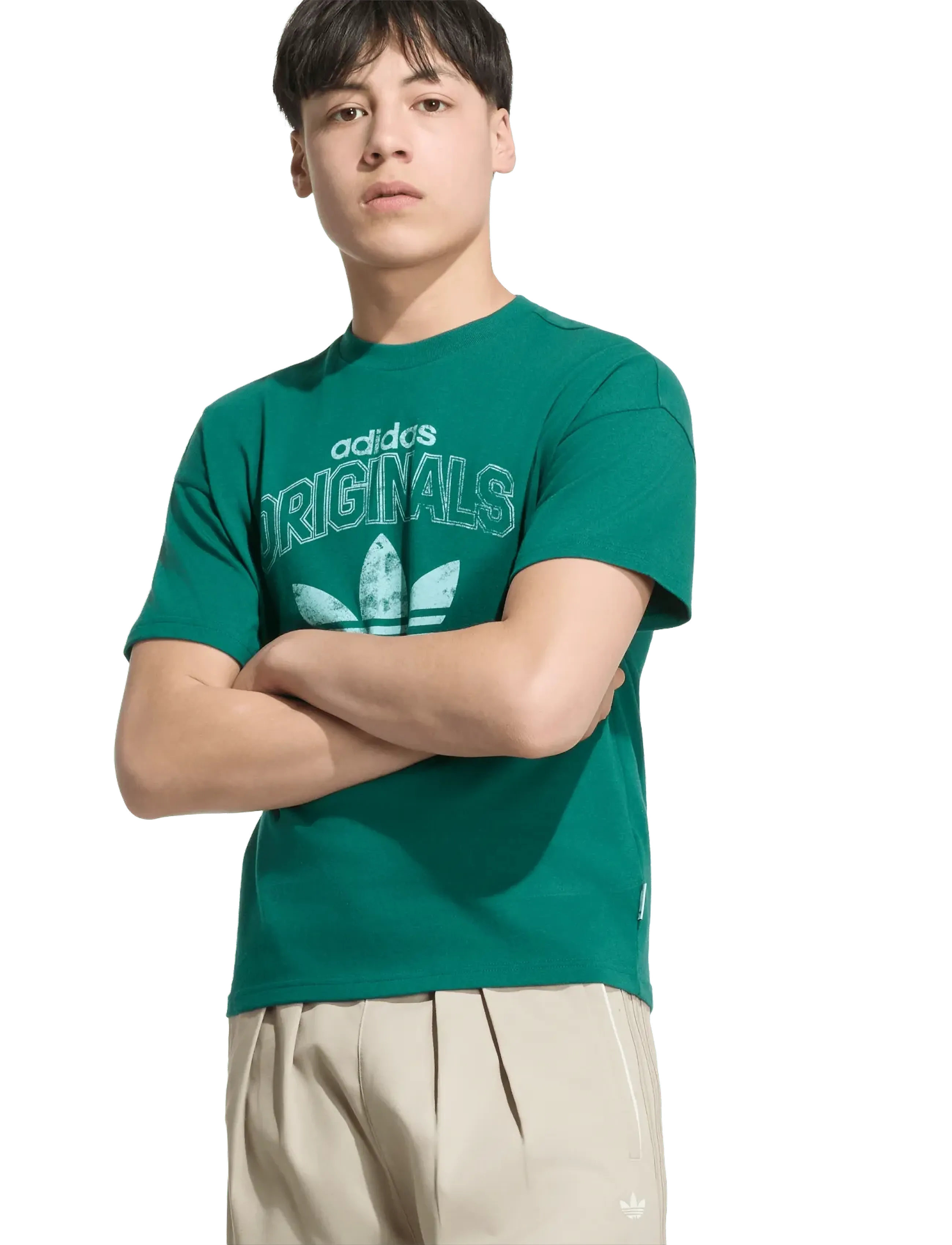 adidas Originals - LOOSE TEE - kortärmade t-shirts - cgreen - 5