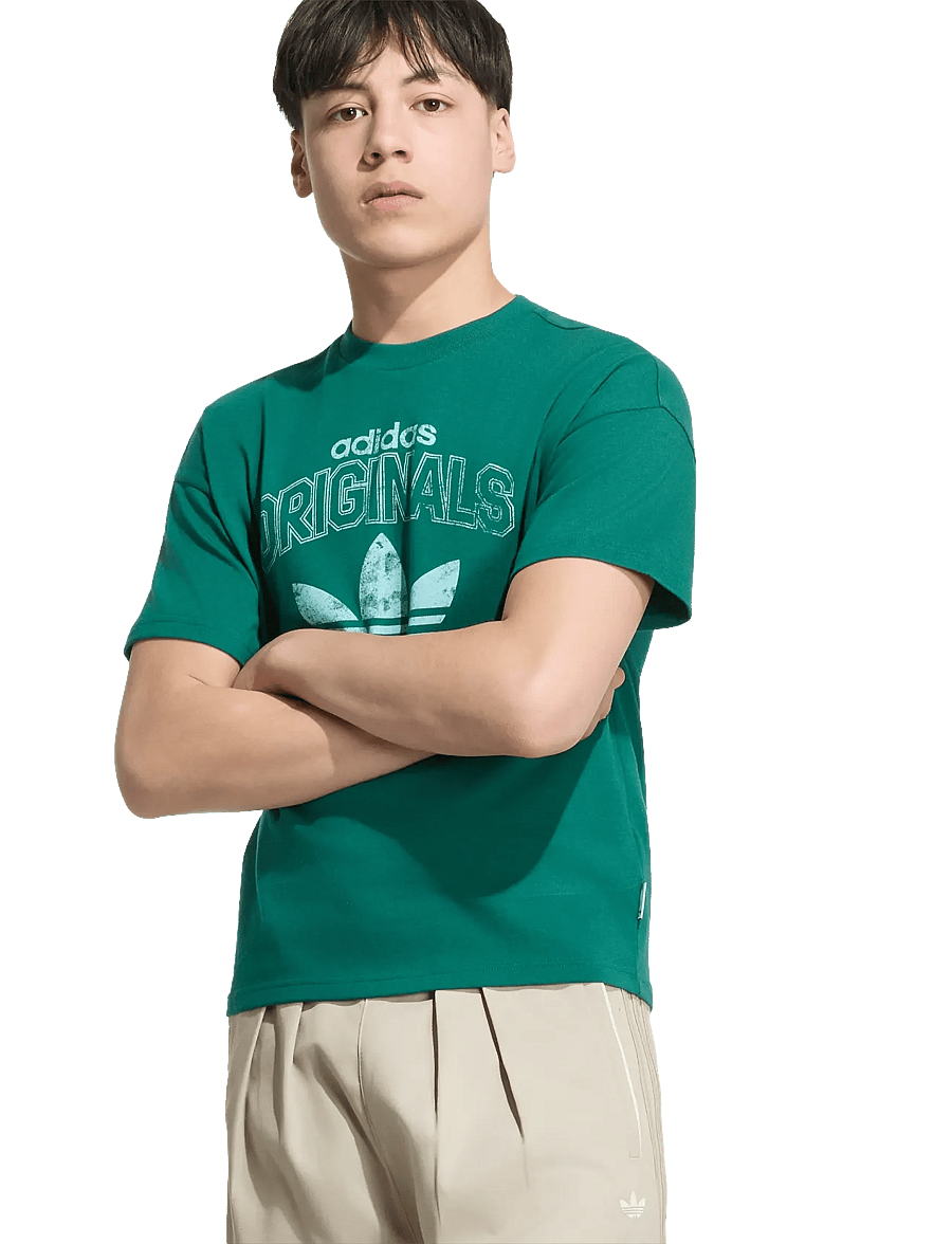 adidas Originals - LOOSE TEE - lühikeste varrukatega t-särgid - cgreen - 5