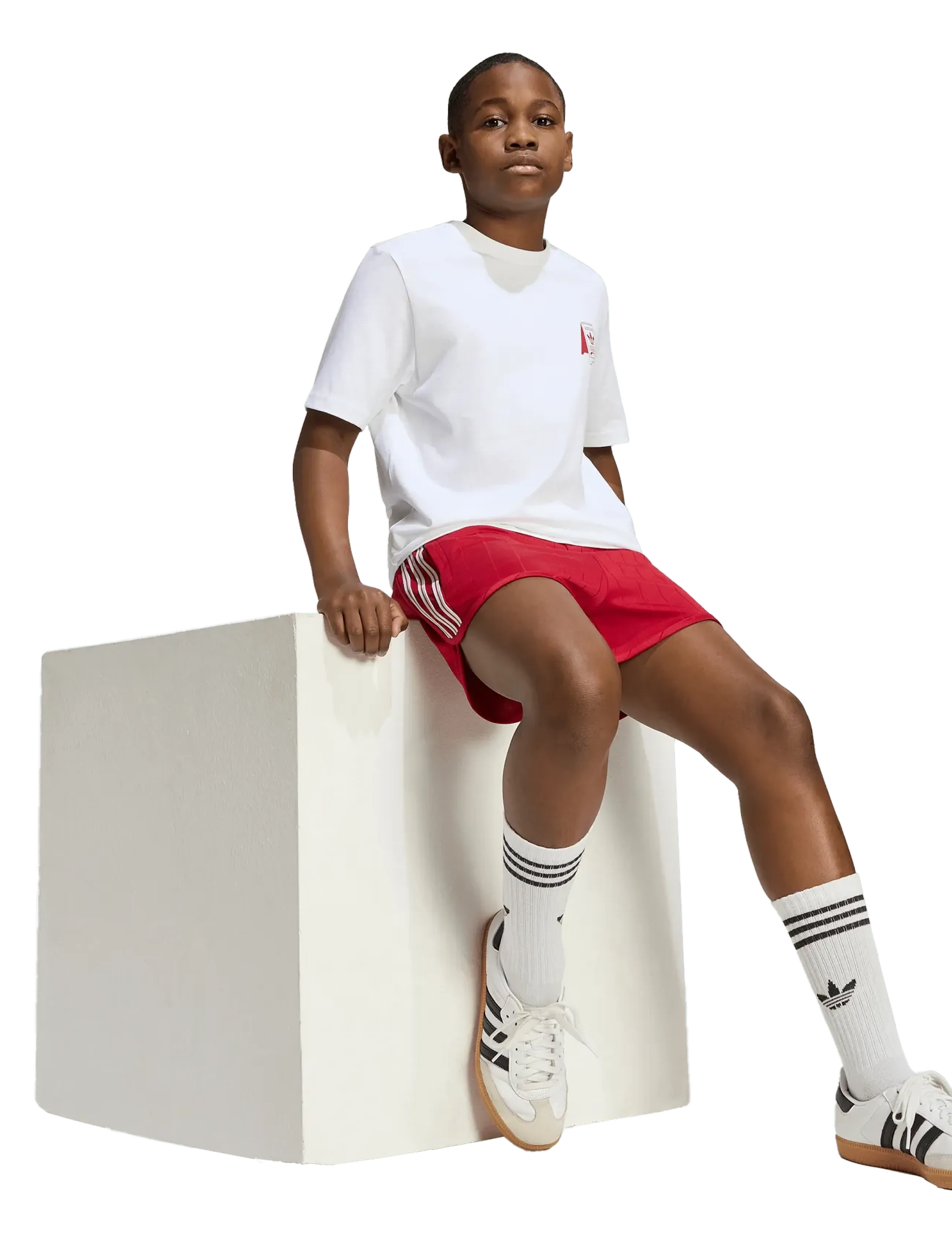 adidas Originals LOOSE TEE - adidas Originals - WHITE / white