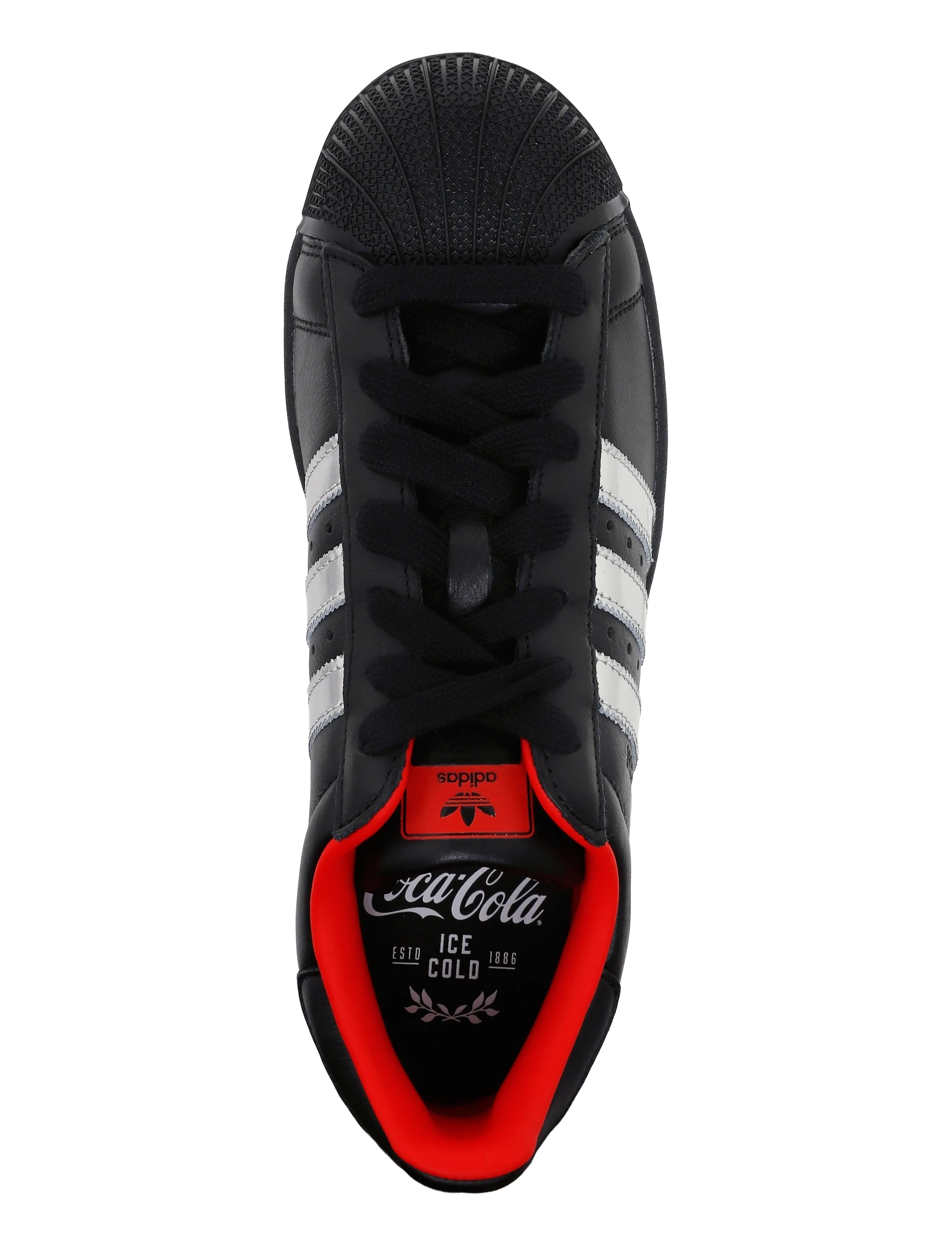 adidas Originals - SUPERSTAR II COCA-COLA - cblack/silvmt/none - 3