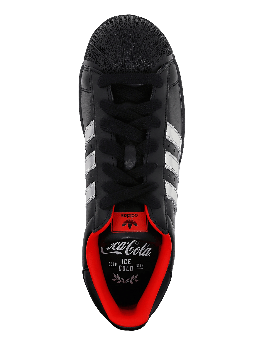 adidas Originals - SUPERSTAR II COCA-COLA - låga sneakers - cblack/silvmt/none - 3
