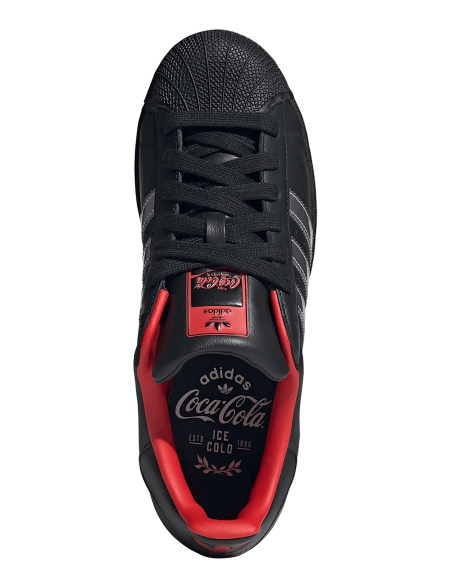 adidas Originals - SUPERSTAR II COCA-COLA - cblack/silvmt/none - 4