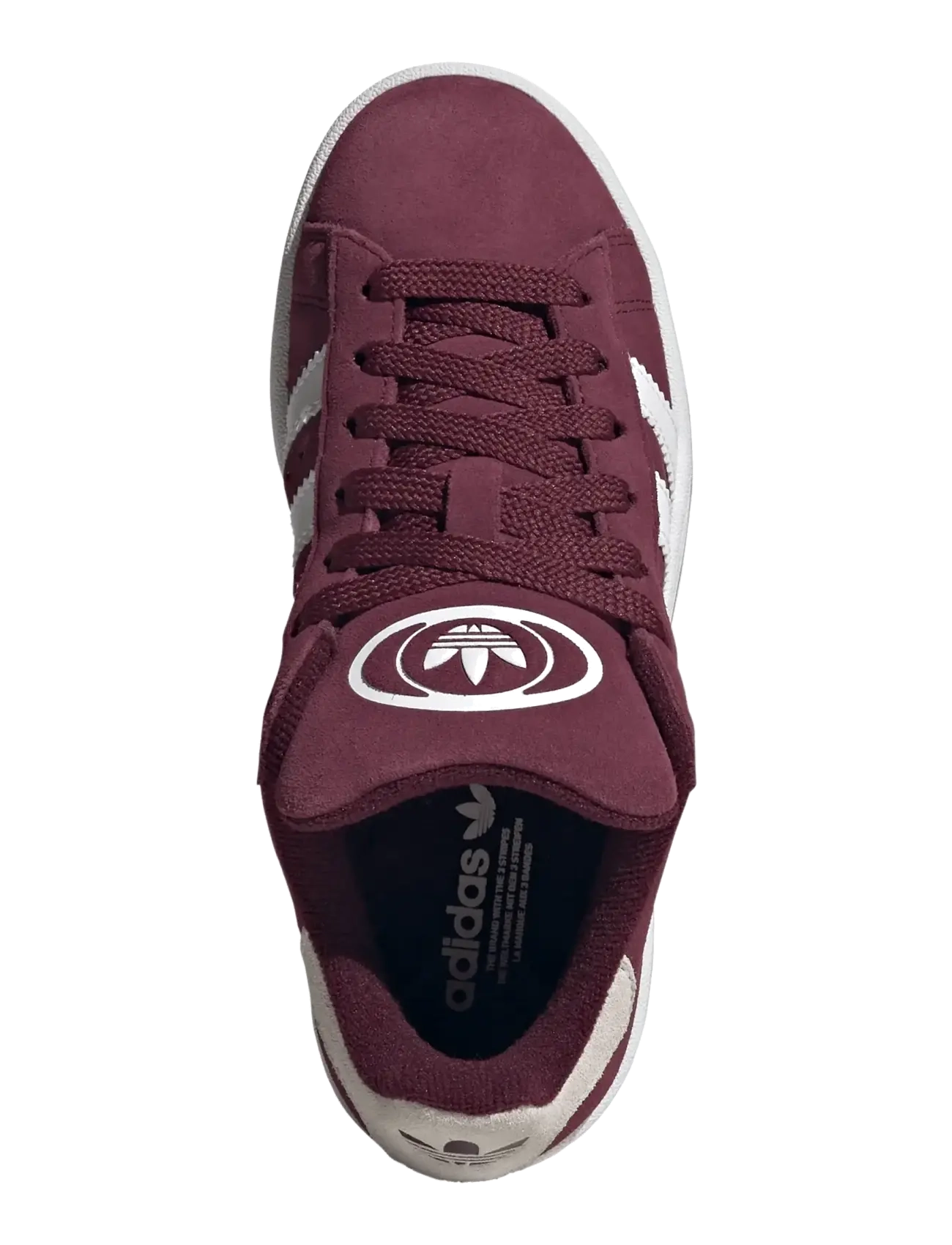 adidas Originals - CAMPUS 00s J - kõrge säärega tossud - maroon/ftwwht/gum2 - 4