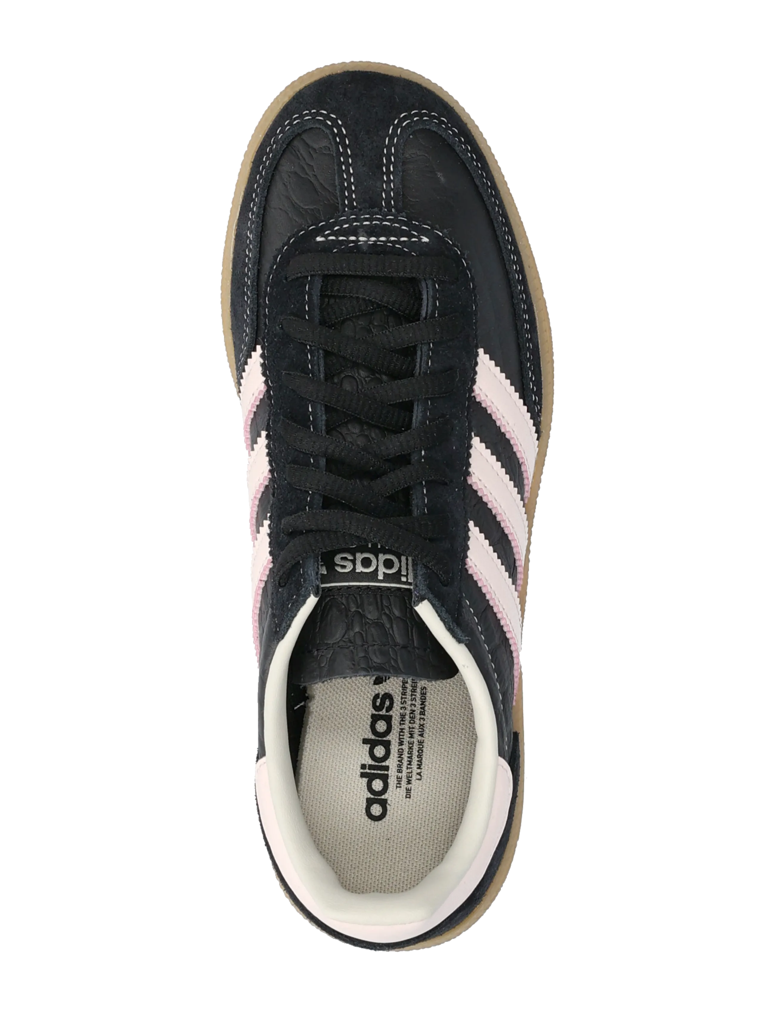 adidas Originals - HANDBALL SPEZIAL - niedrige sneakers - cblack/wonqua/gum4 - 3