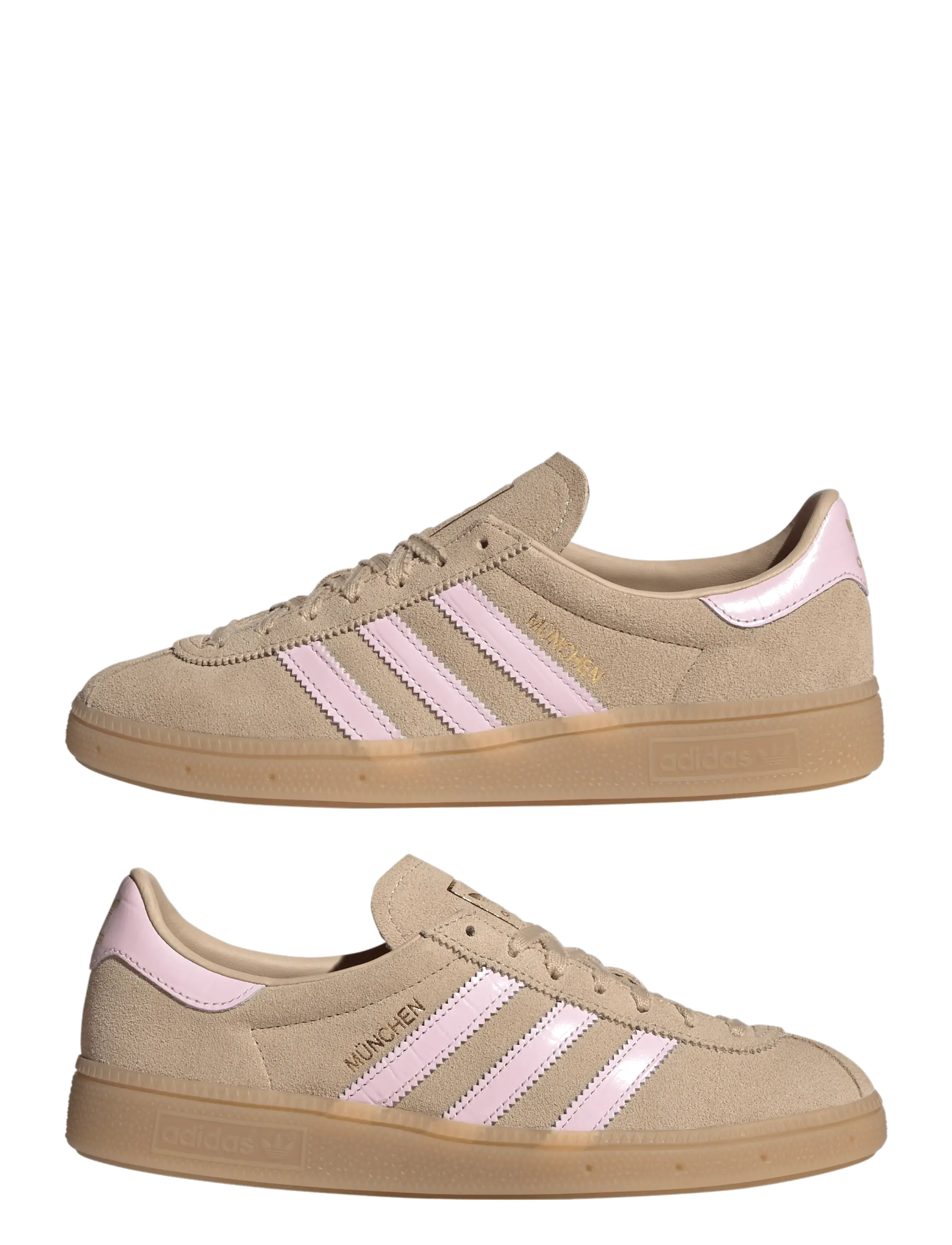 adidas Originals - MUENCHEN W - lave sneakers - gum4/magbei/clpink - 5