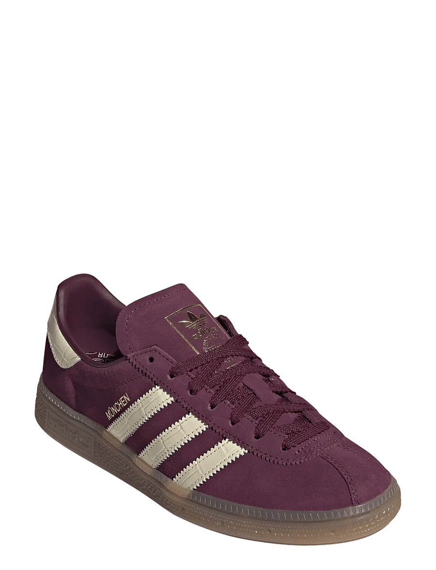 adidas Originals - MUENCHEN W - niedrige sneakers - maroon/warvan/gum5 - 0