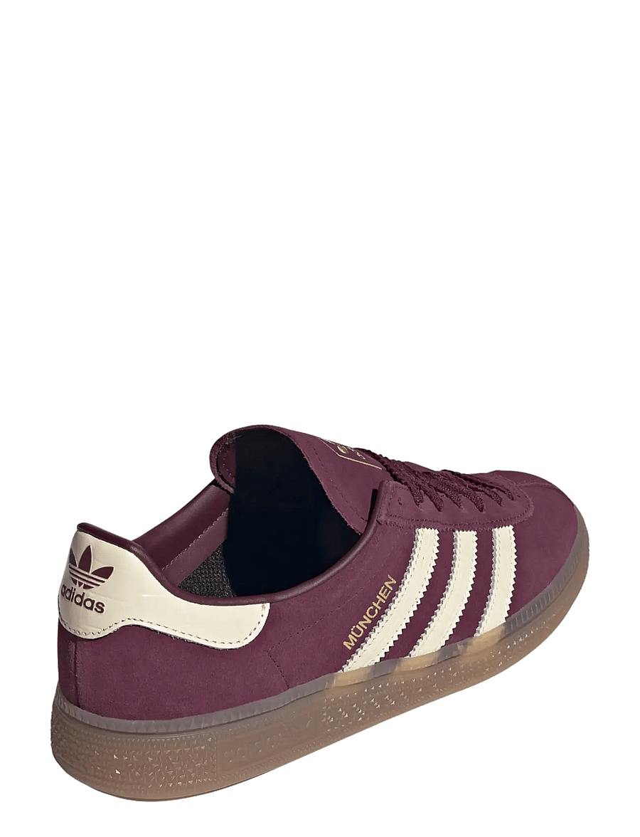 adidas Originals - MUENCHEN W - niedrige sneakers - maroon/warvan/gum5 - 3