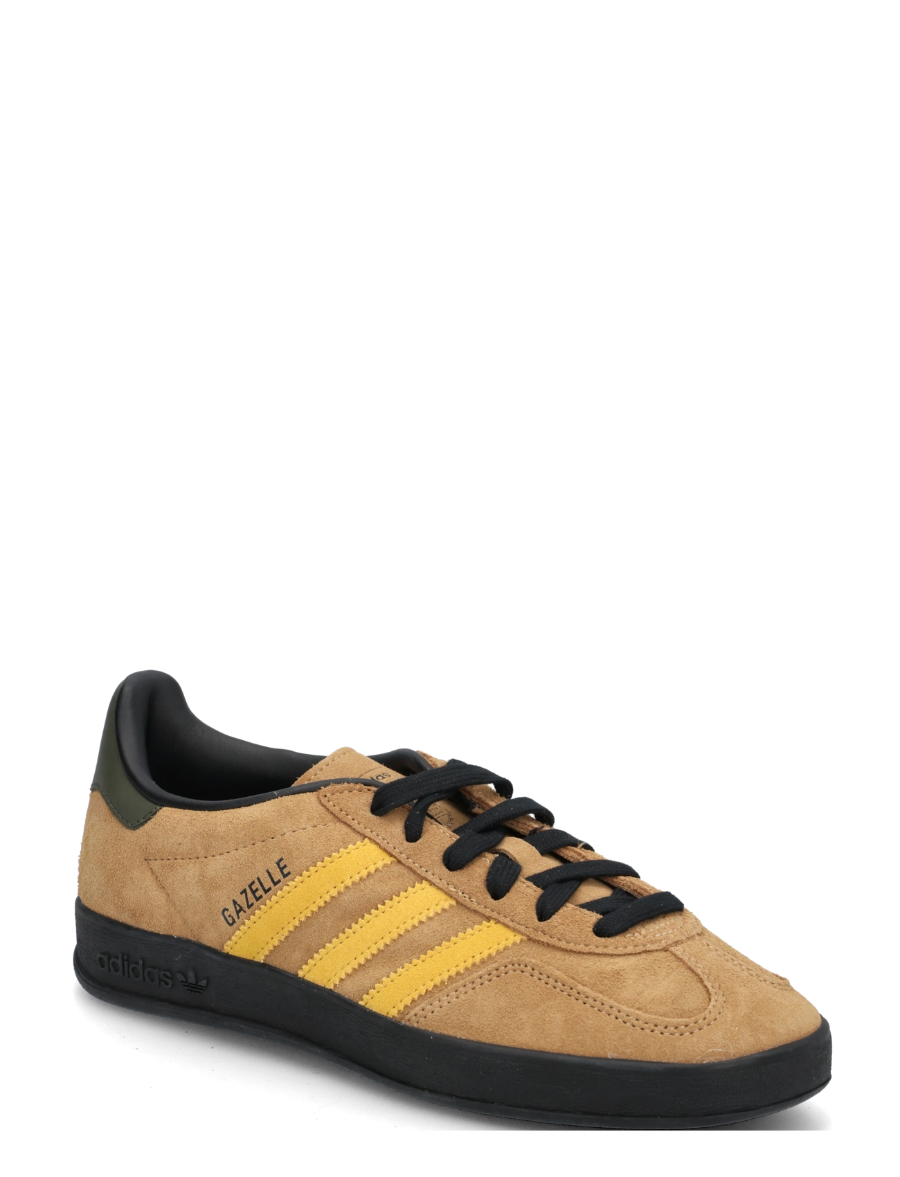 adidas Originals GAZELLE INDOOR - Kõrge säärega tossud - LIGCIN/PREYEL/CBLACK / brown
