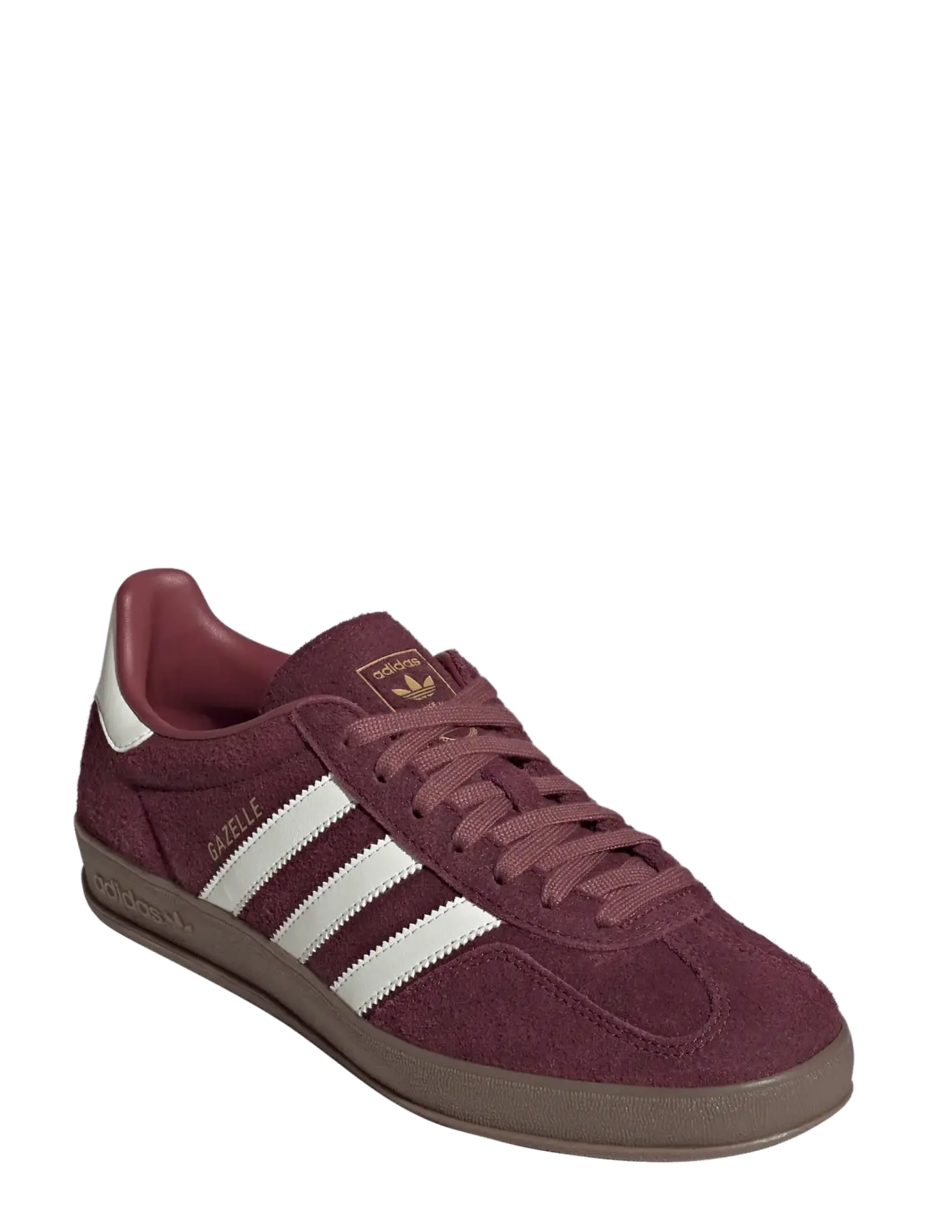adidas Originals GAZELLE INDOOR - Skor - MAROON/OWHITE/QUICRI / burgundy