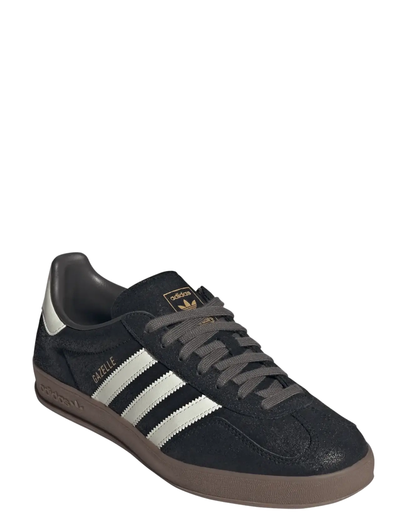 adidas Originals GAZELLE INDOOR - adidas - CBLACK/OWHITE/CINDER / black