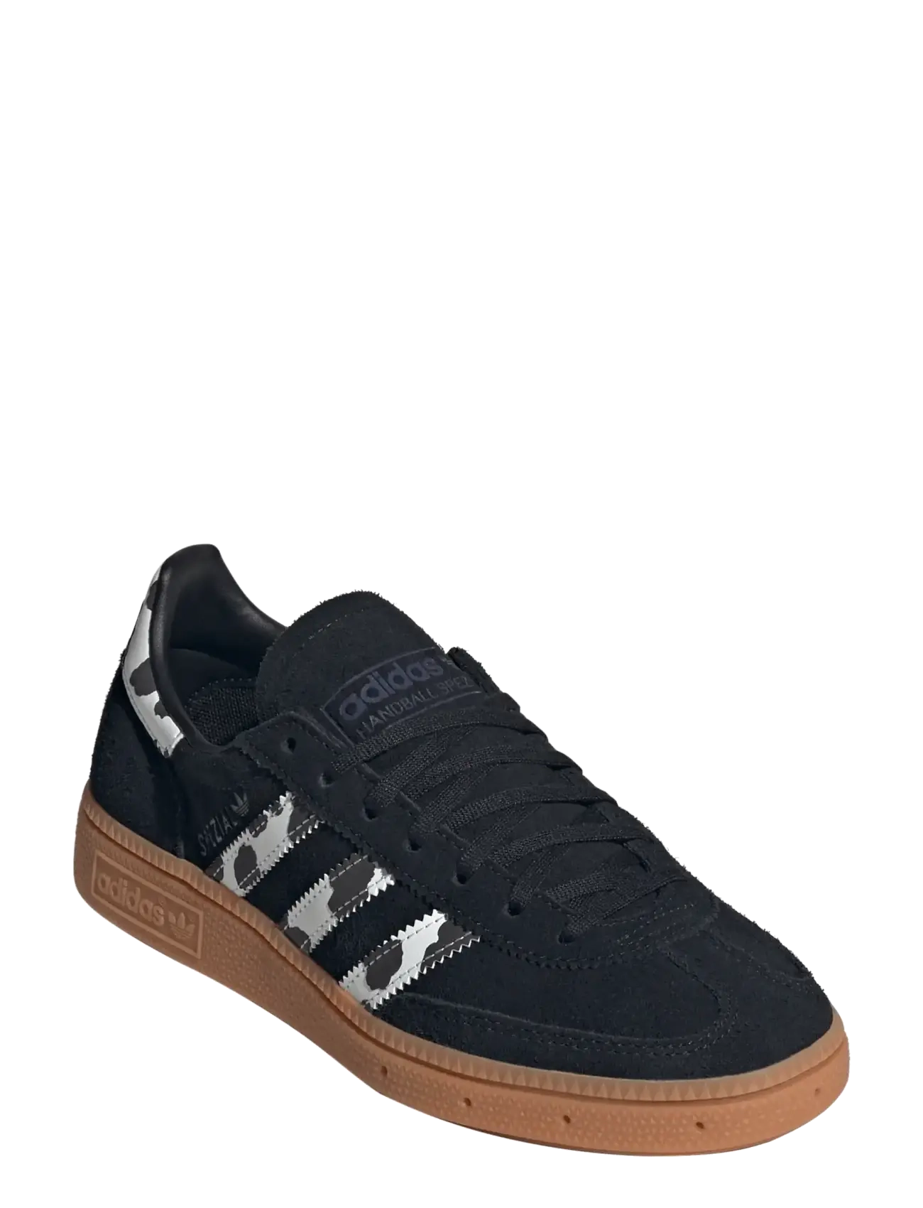 adidas Originals Handball Spezial J, Børn, Leopard Print Sneaker, Sort, Str: 38