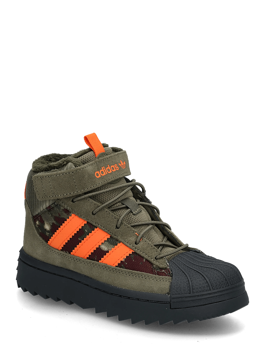 adidas Originals - SUPERSTAR WINTER TREK C - høje sneakers - olistr/orange/ngtcar - 0