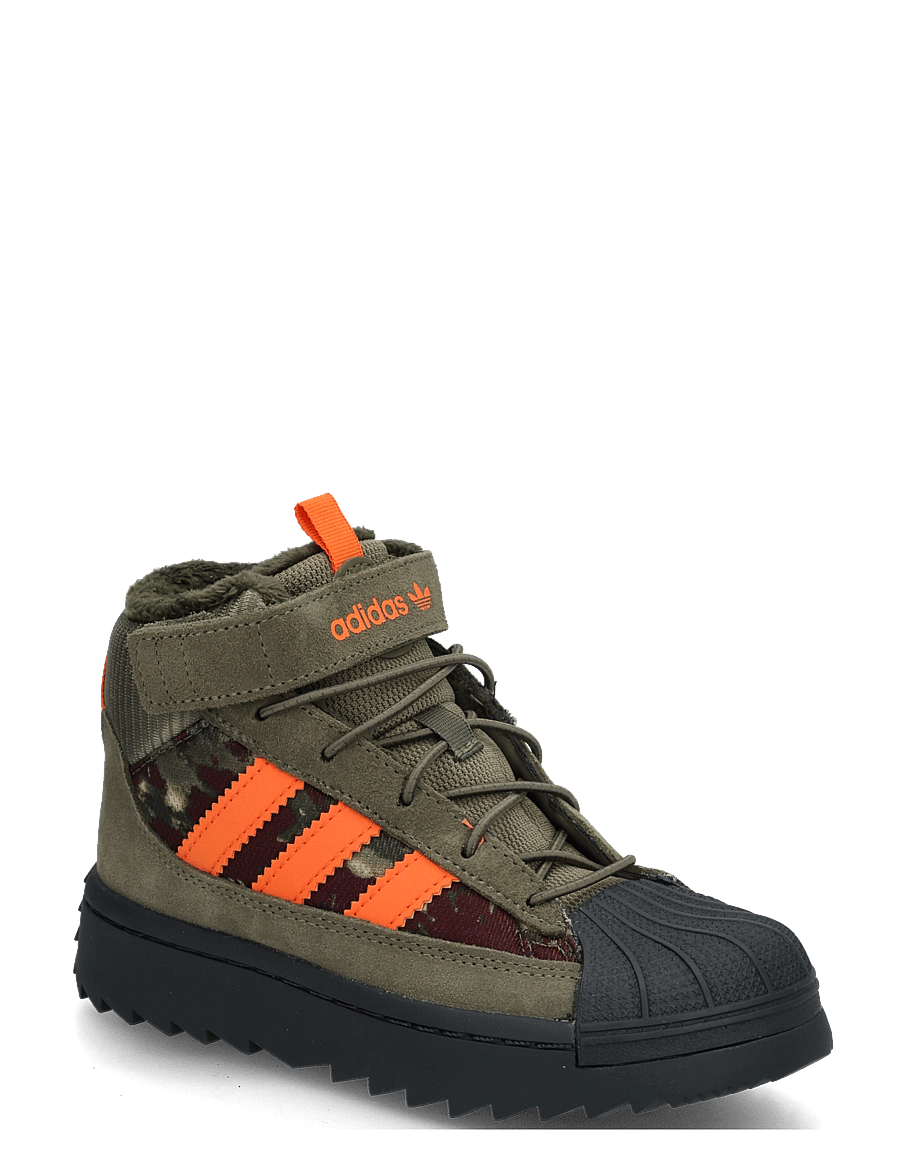adidas Originals - SUPERSTAR WINTER TREK C - höga sneakers - olistr/orange/ngtcar - 0