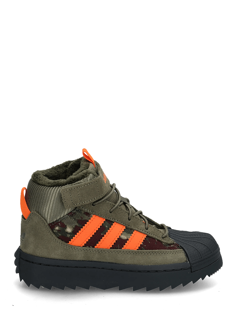 adidas Originals - SUPERSTAR WINTER TREK C - høje sneakers - olistr/orange/ngtcar - 2