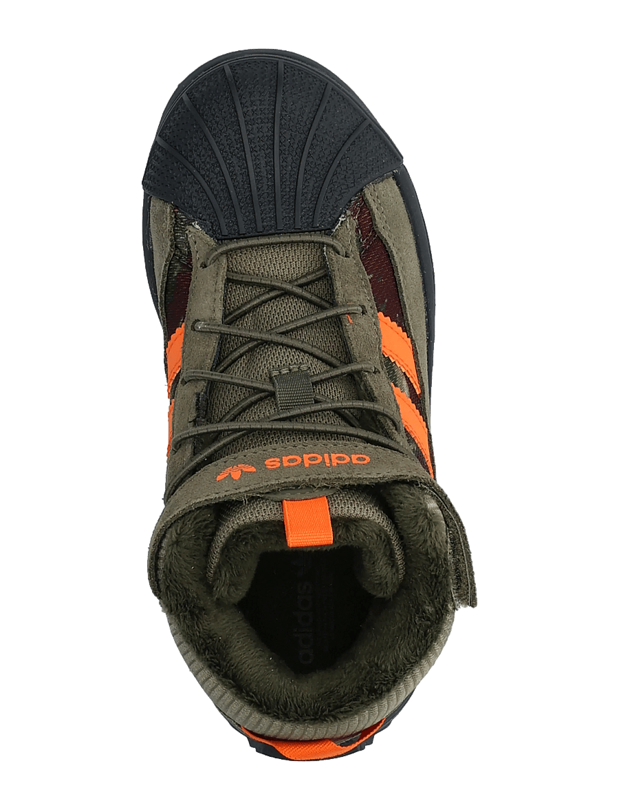 adidas Originals - SUPERSTAR WINTER TREK C - høje sneakers - olistr/orange/ngtcar - 3