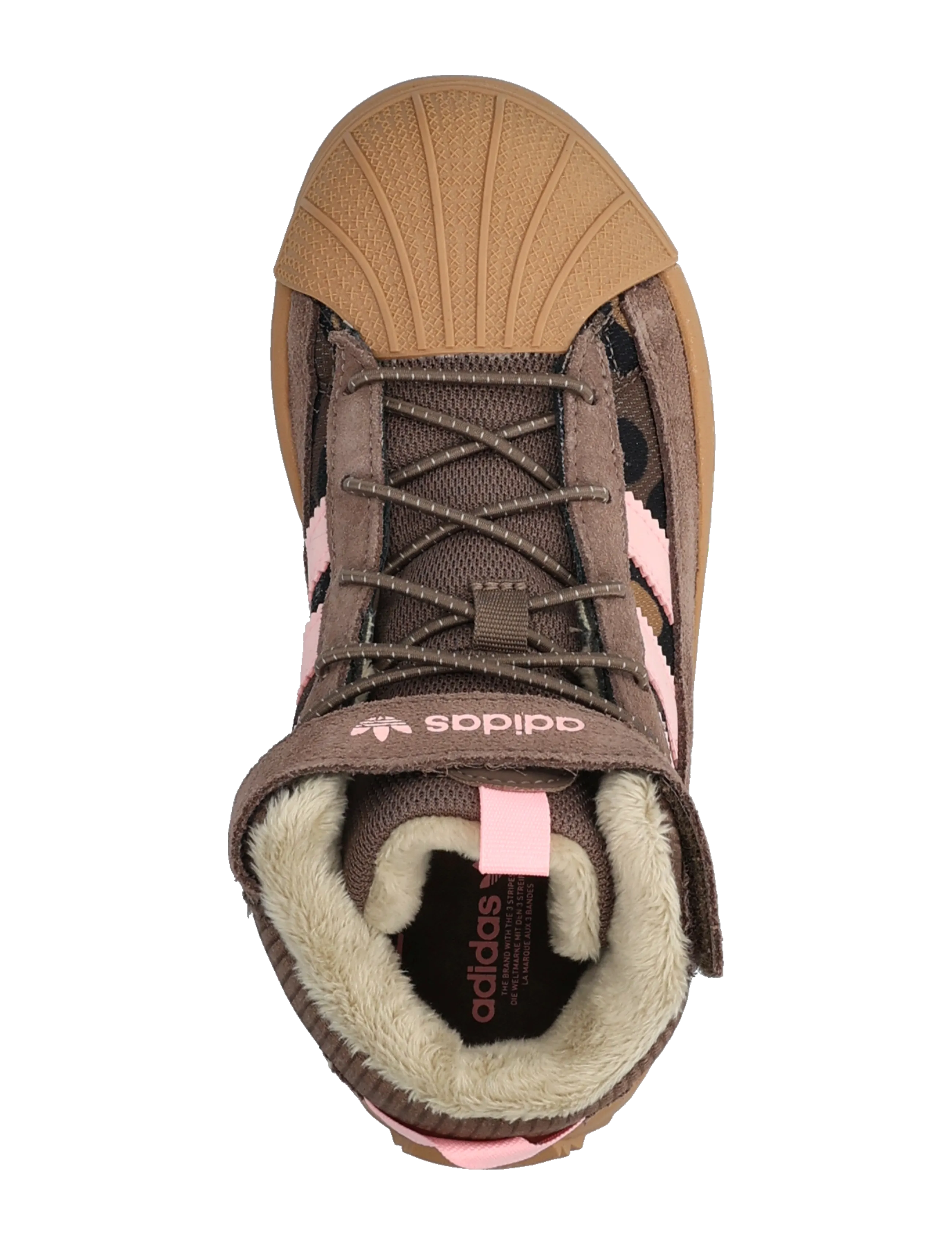 adidas Originals - SUPERSTAR WINTER TREK C - høje sneakers - earstr/glopnk/cblack - 3