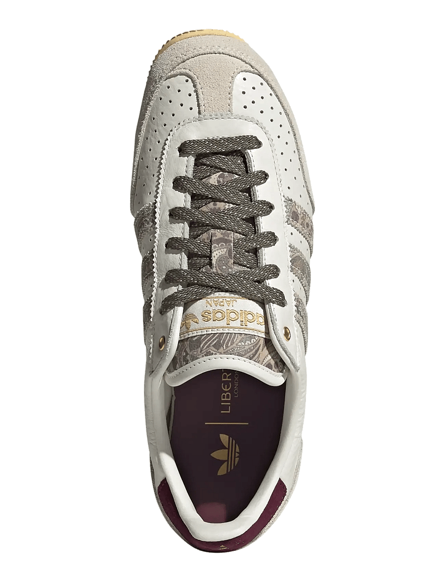 adidas Originals - JAPAN W - niedrige sneakers - owhite/maroon/olistr - 4