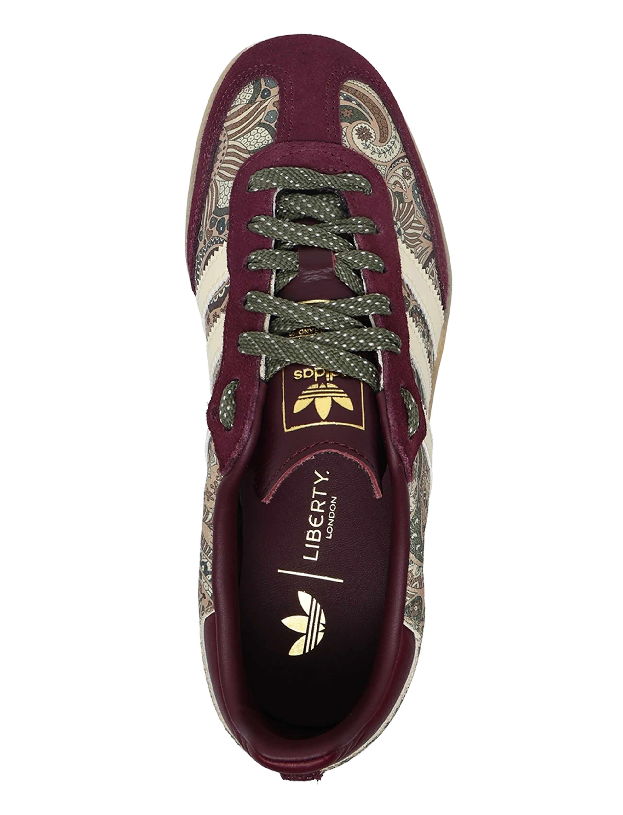 adidas Originals - SAMBA OG W - low top sneakers - maroon/warvan/olistr - 3
