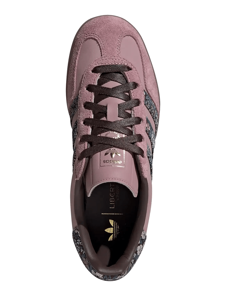 adidas Originals - GAZELLE INDOOR W - low top sneakers - magmau/auco/gum5 - 3