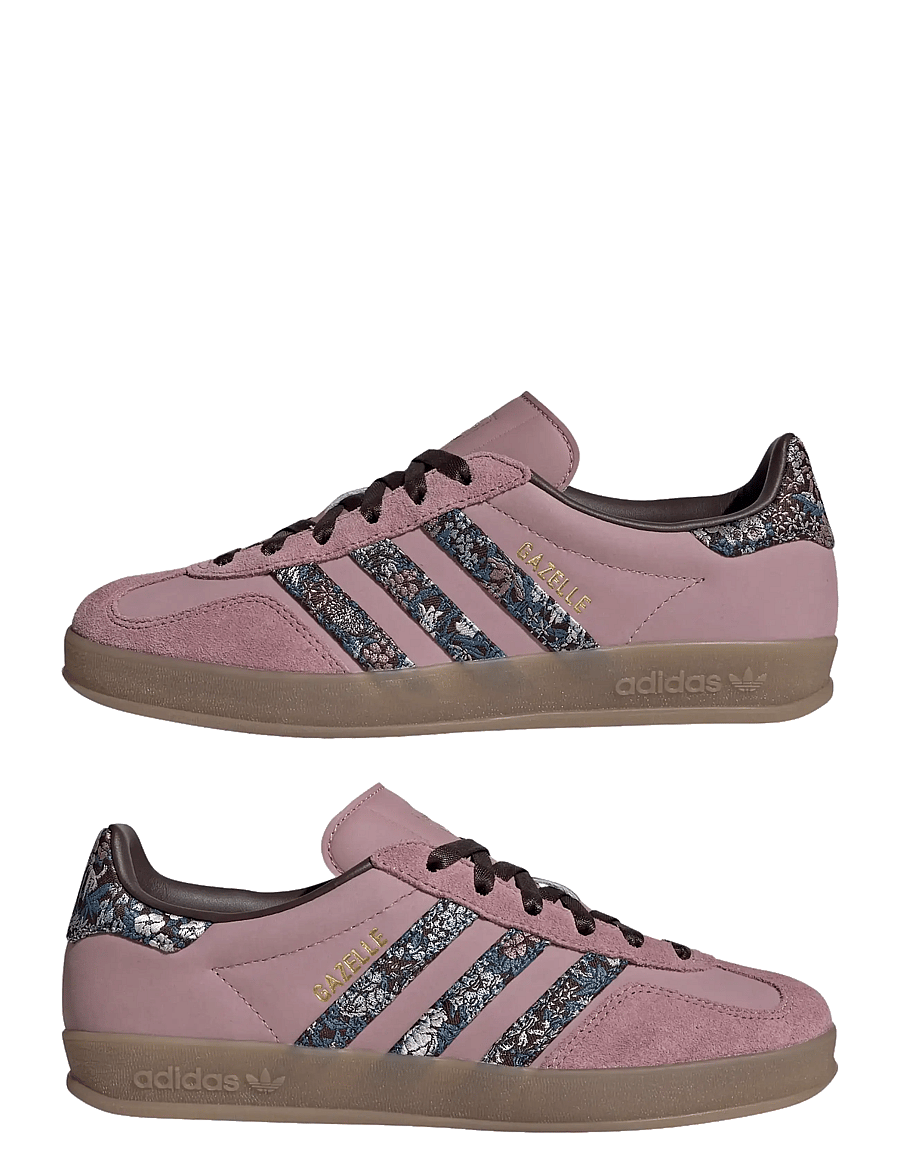 adidas Originals - GAZELLE INDOOR W - low top sneakers - magmau/auco/gum5 - 5