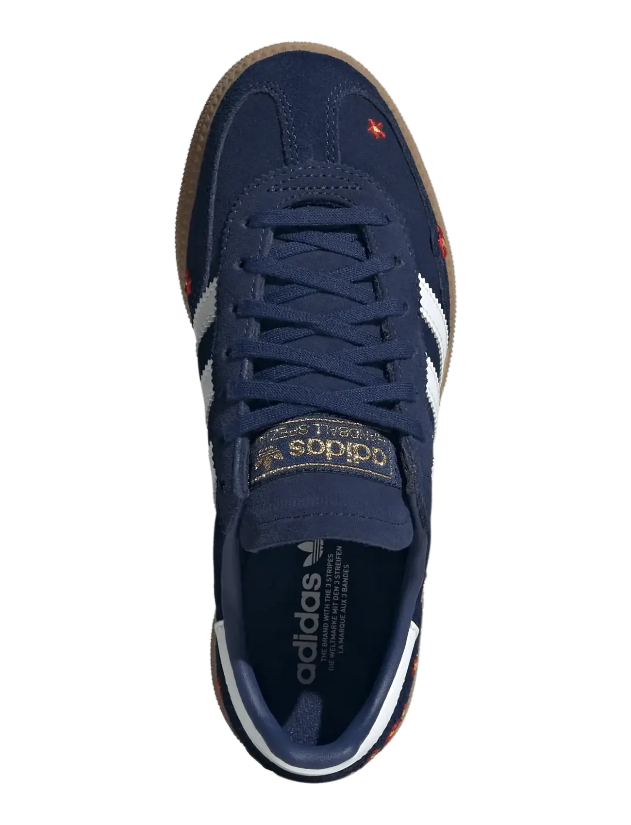 adidas Originals - HANDBALL SPEZIAL J - lave sneakers - dkblue/ftwwht/gum4 - 4
