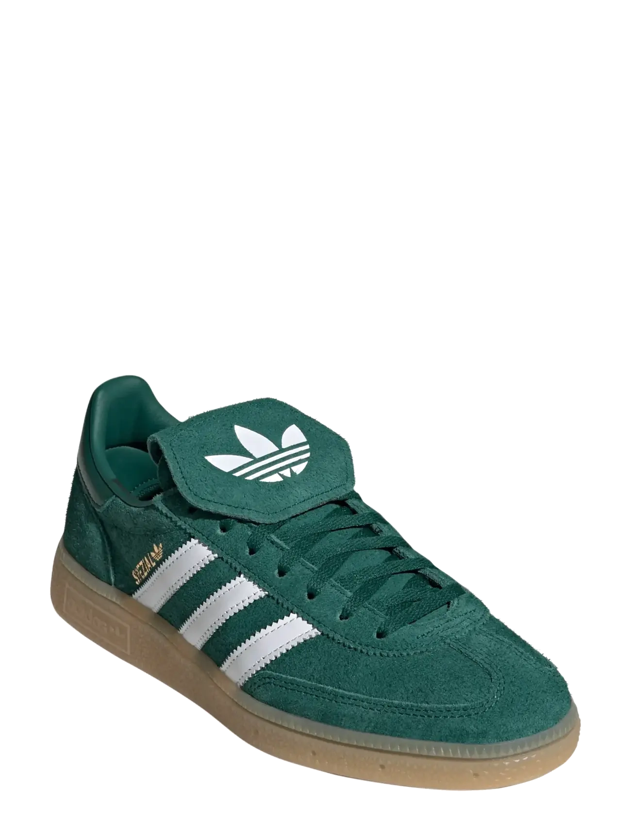 adidas Originals HANDBALL SPEZIAL LT W - Niedrige Sneakers - CGREEN/FTWWHT/GOLDMT / green
