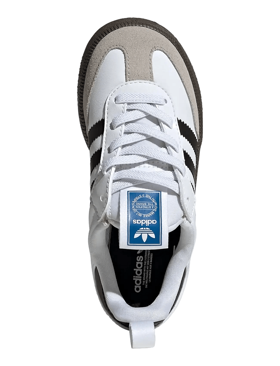 adidas Originals - SAMBA QUICKON K - low-top sneakers - ftwwht/cblack/goldmt - 4