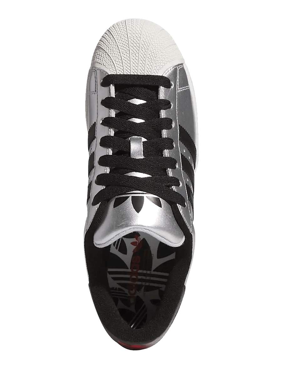 adidas Originals - SUPERSTAR II - niedrige sneakers - silvmt/cblack/silvmt - 4