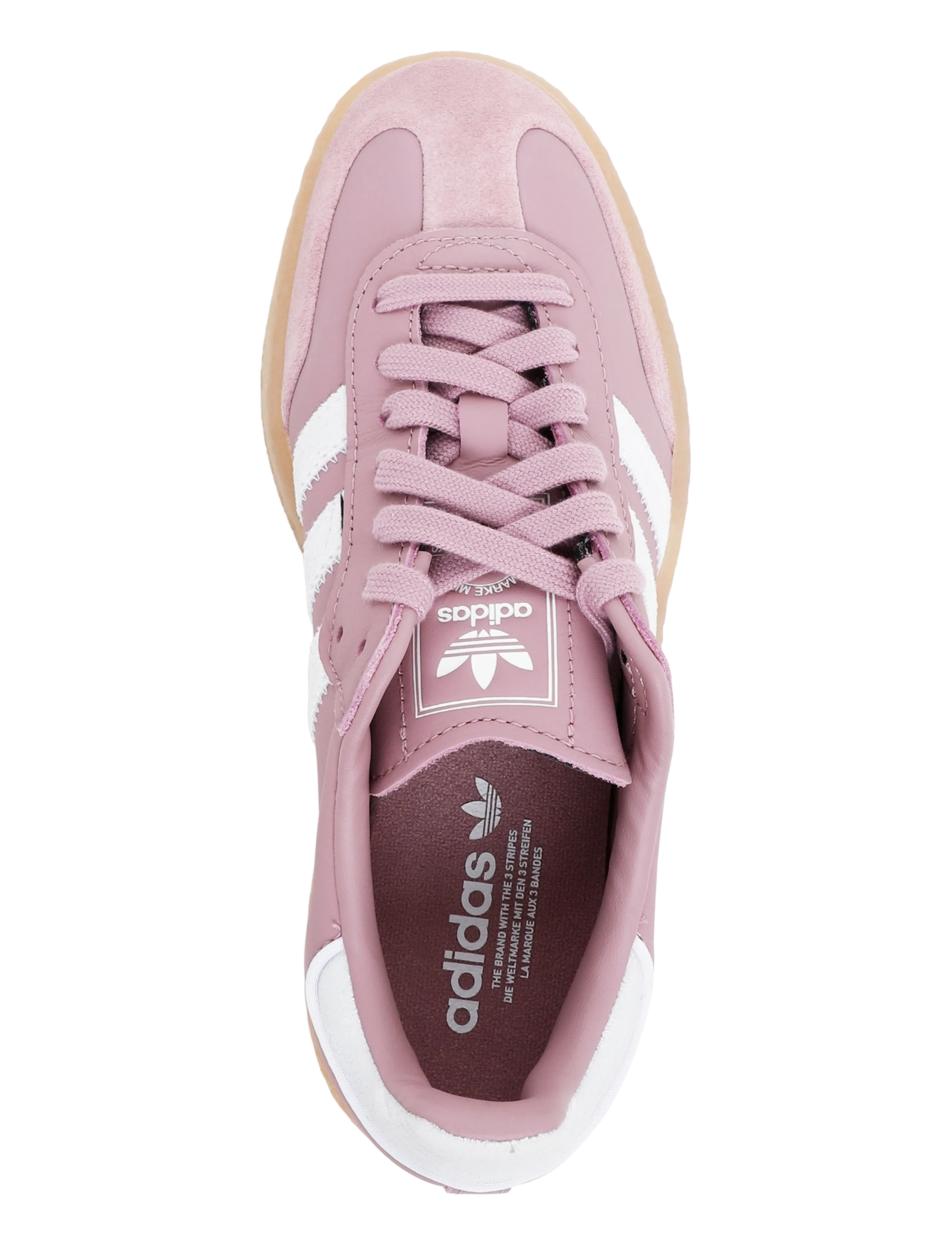 adidas Originals - SAMBAE W - lave sneakers - magmau/ftwwht/gum3 - 3