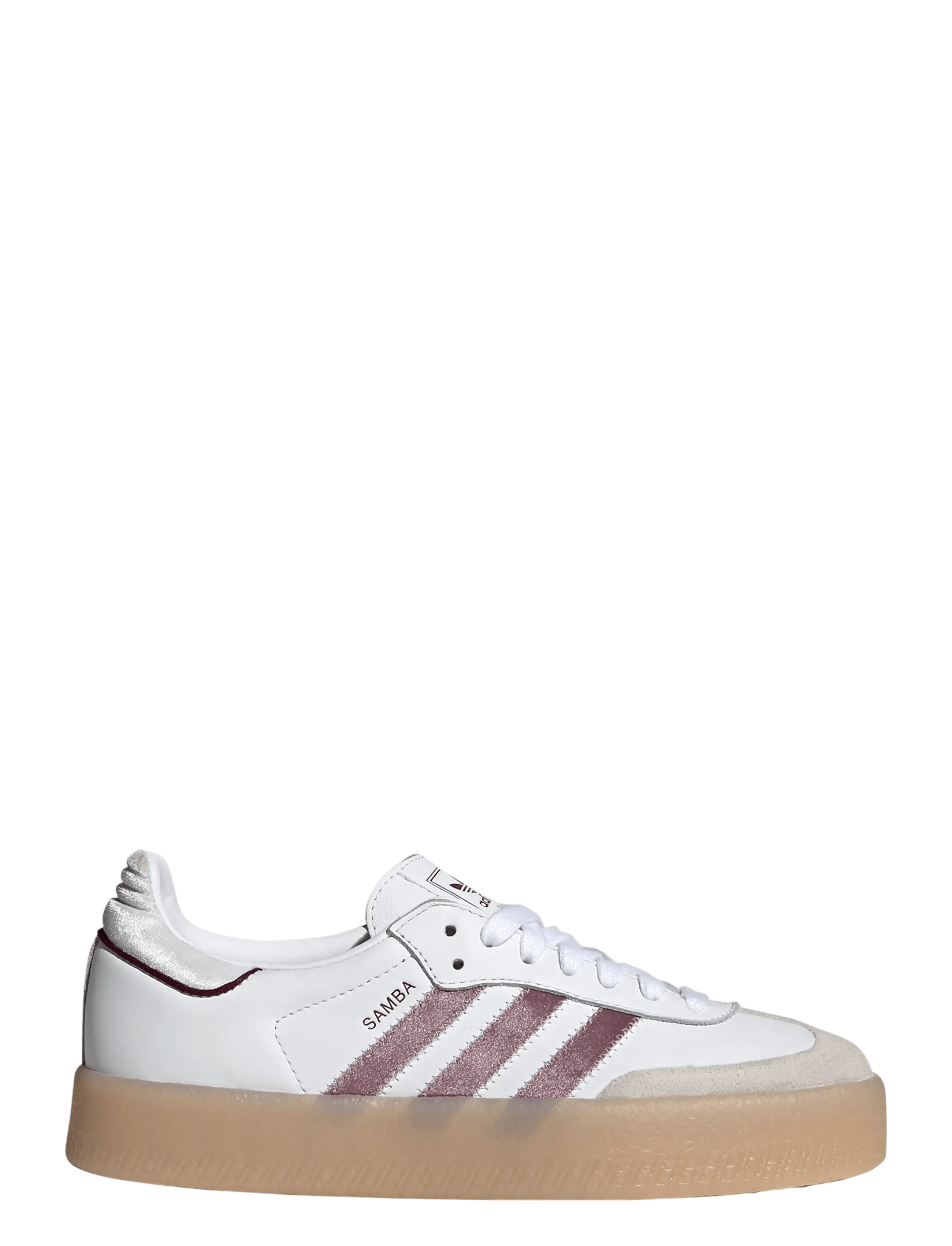 adidas Originals - SAMBAE W - låga sneakers - ftwwht/maroon/greone - 1