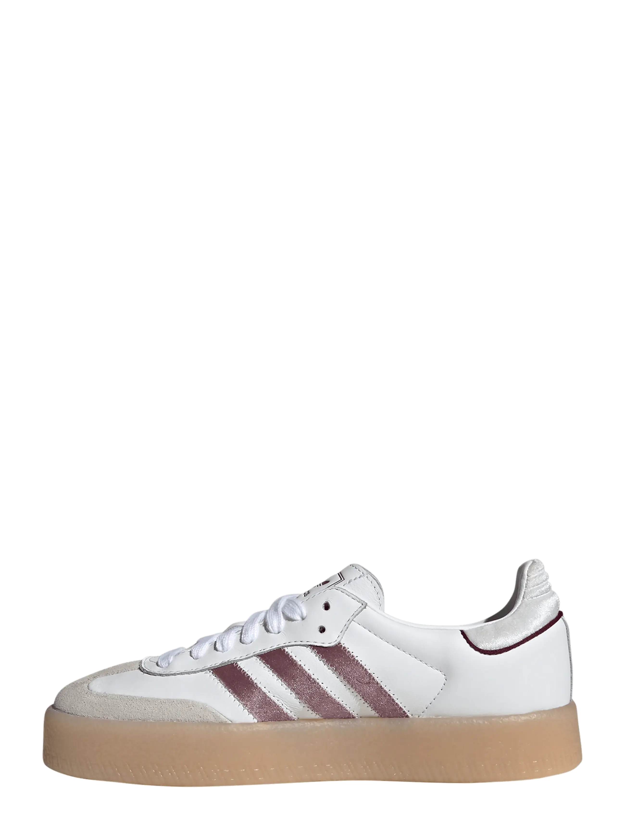 adidas Originals - SAMBAE W - låga sneakers - ftwwht/maroon/greone - 2