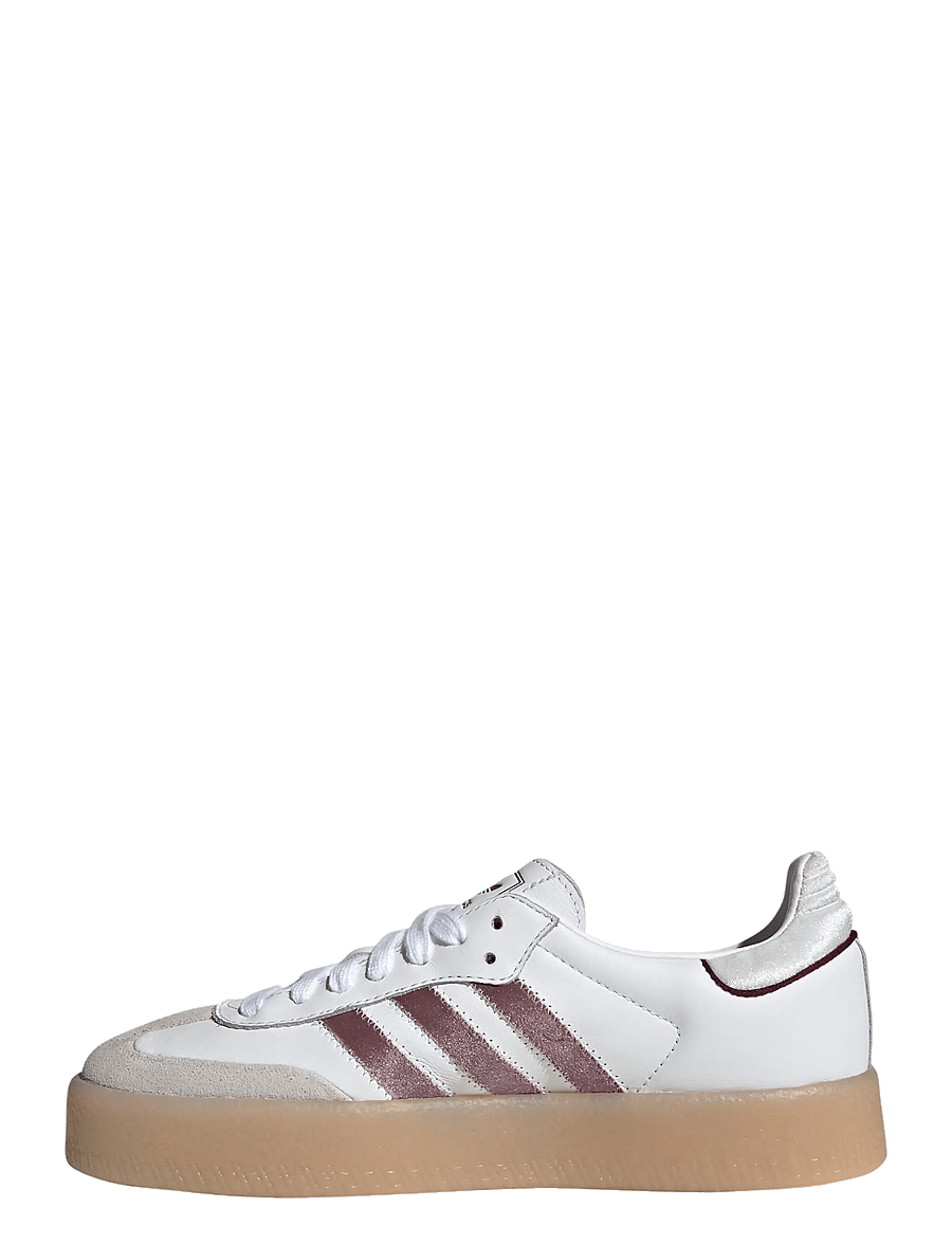 adidas Originals - SAMBAE W - låga sneakers - ftwwht/maroon/greone - 2