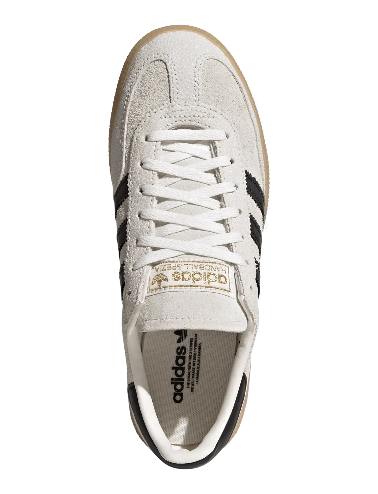 adidas Originals - HANDBALL SPEZIAL W - low top sneakers - clowhi/cblack/goldmt - 3