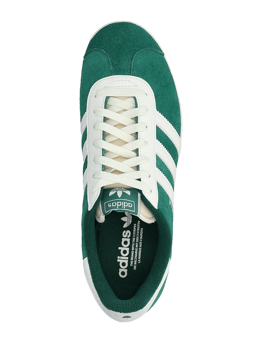 adidas Originals - GAZELLE - lave sneakers - cgreen/owhite/cgreen - 3