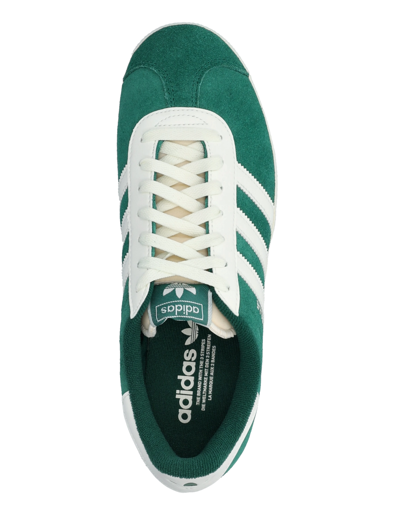 adidas Originals - GAZELLE - niedriger schnitt - cgreen/owhite/cgreen - 3