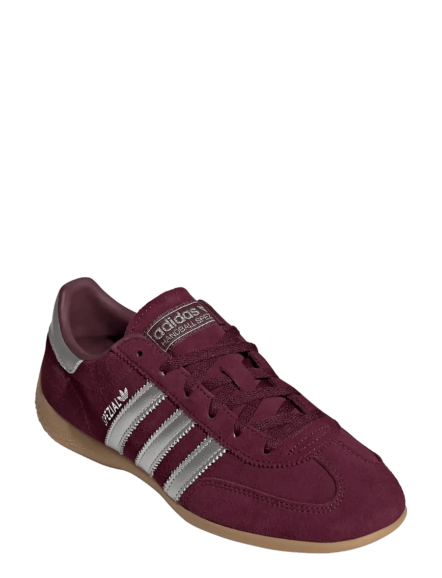 adidas Originals - HANDBALL SPEZIAL LO PRO W - lave sneakers - maroon/silvmt/gum3 - 1