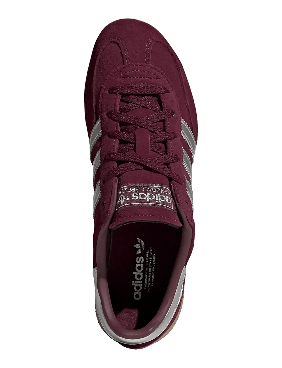 adidas Originals - HANDBALL SPEZIAL LO PRO W - lave sneakers - maroon/silvmt/gum3 - 3