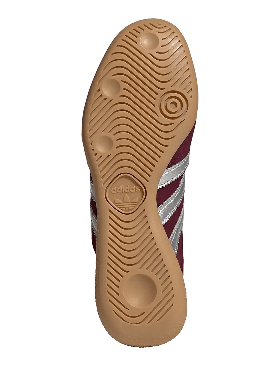 adidas Originals - HANDBALL SPEZIAL LO PRO W - lave sneakers - maroon/silvmt/gum3 - 4