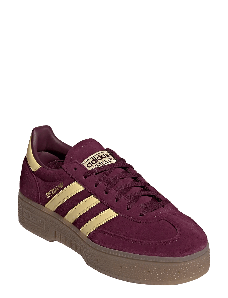 adidas Originals - HANDBALL SPEZIAL BOLD W - lave sneakers - maroon/orgtin/gum5 - 0