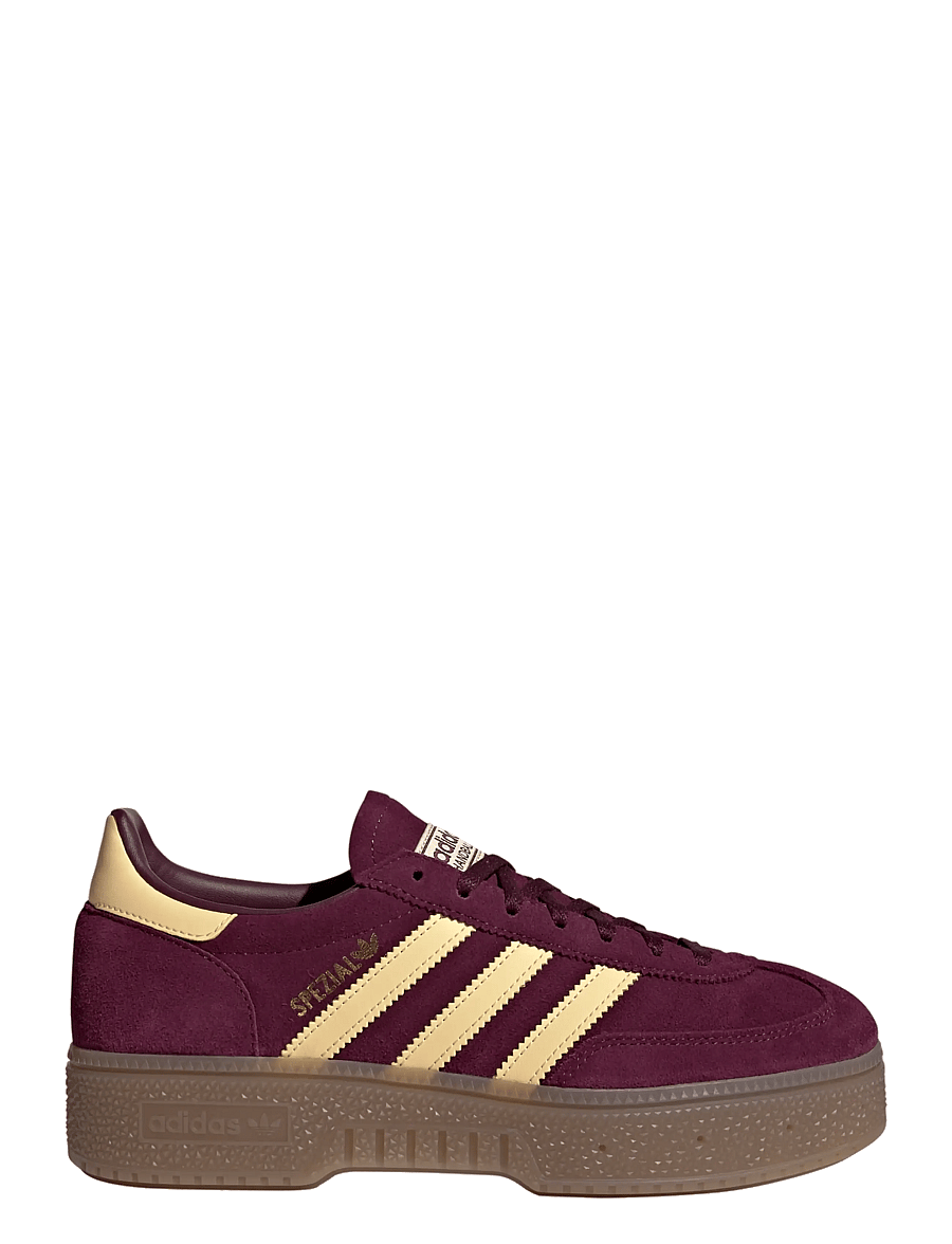 adidas Originals - HANDBALL SPEZIAL BOLD W - lave sneakers - maroon/orgtin/gum5 - 1