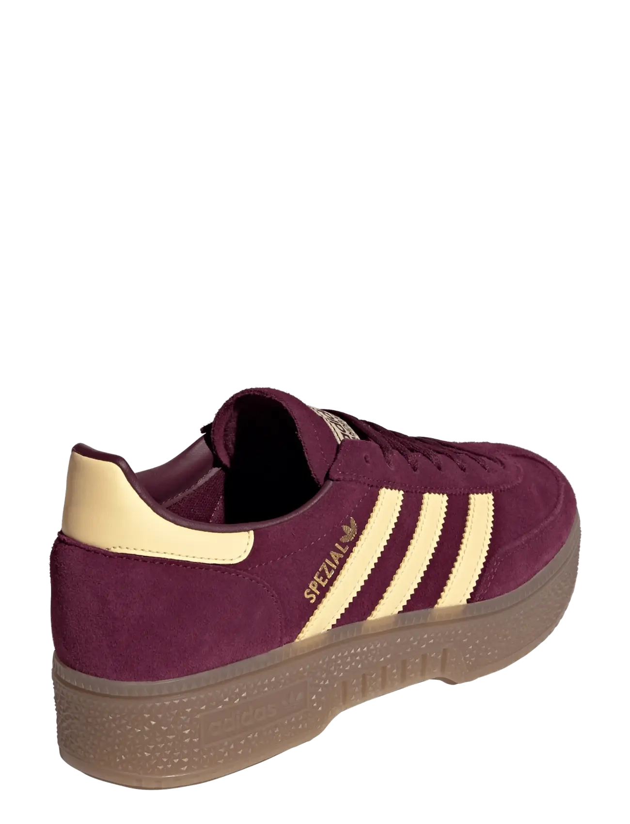 adidas Originals - HANDBALL SPEZIAL BOLD W - lave sneakers - maroon/orgtin/gum5 - 3