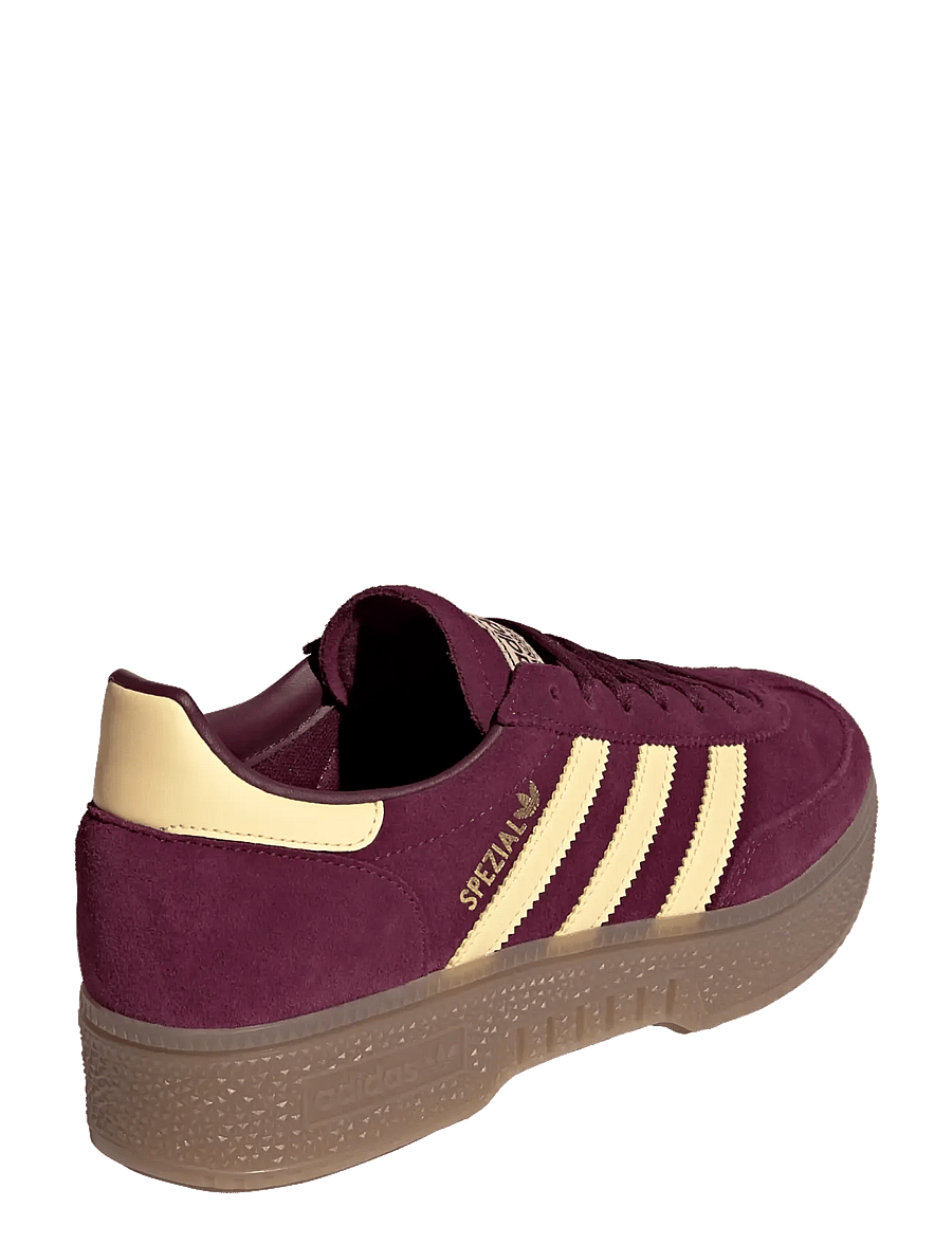 adidas Originals - HANDBALL SPEZIAL BOLD W - lave sneakers - maroon/orgtin/gum5 - 3