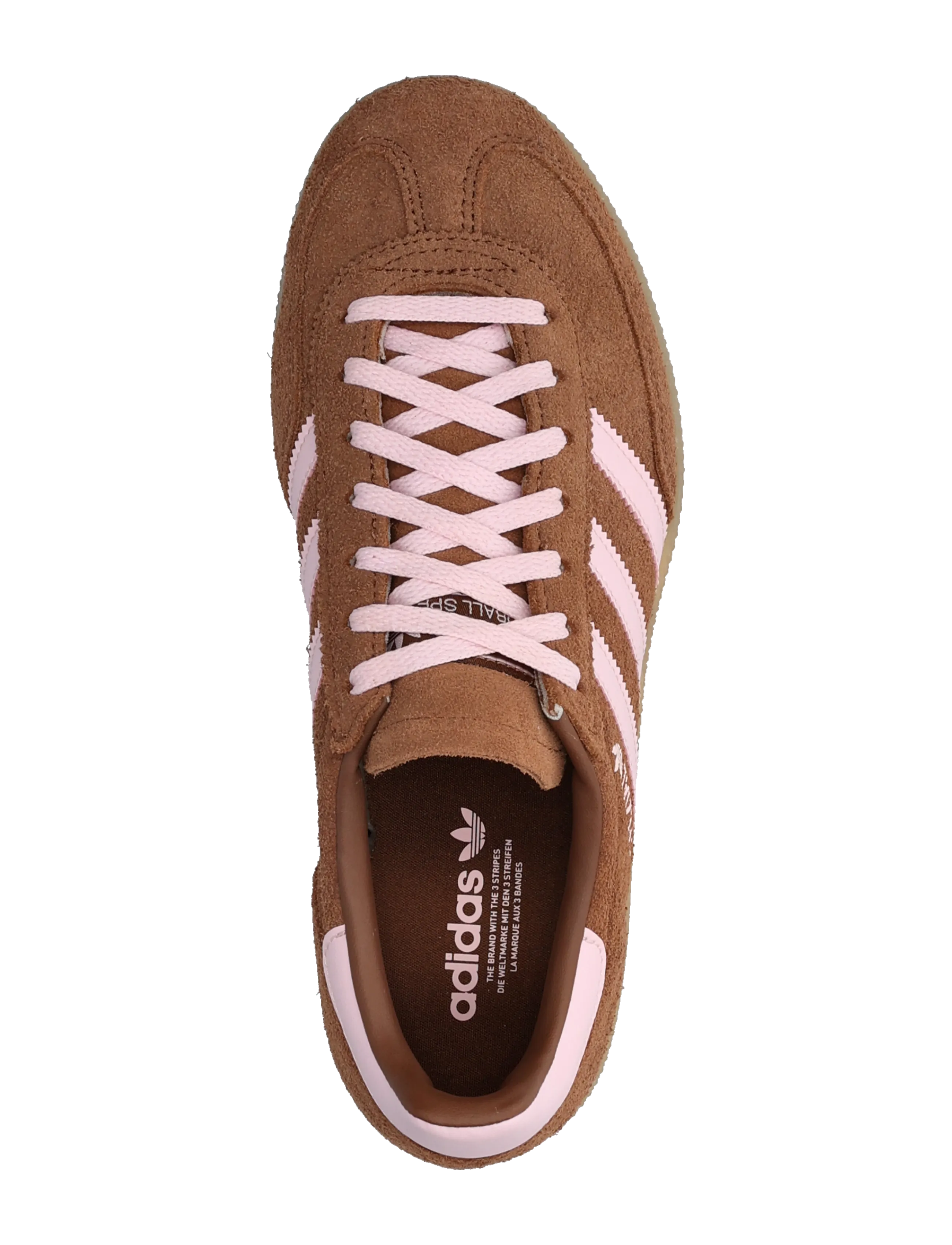 adidas Originals - HANDBALL SPEZIAL BOLD W - låga sneakers - prebrn/clpink/gum3 - 3