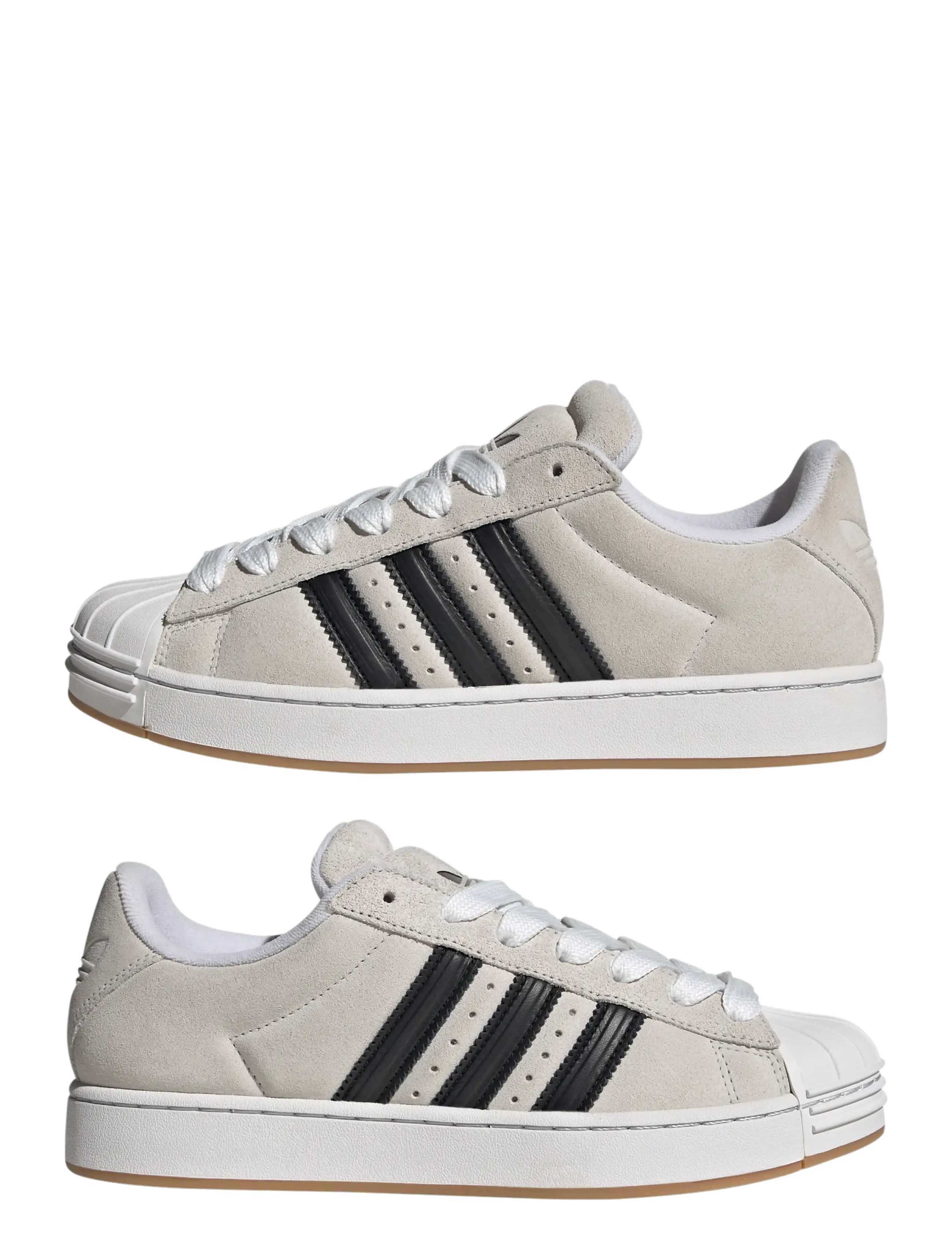 adidas Originals - SUPERSTAR ST - low top sneakers - crywht/cblack/gum3 - 5