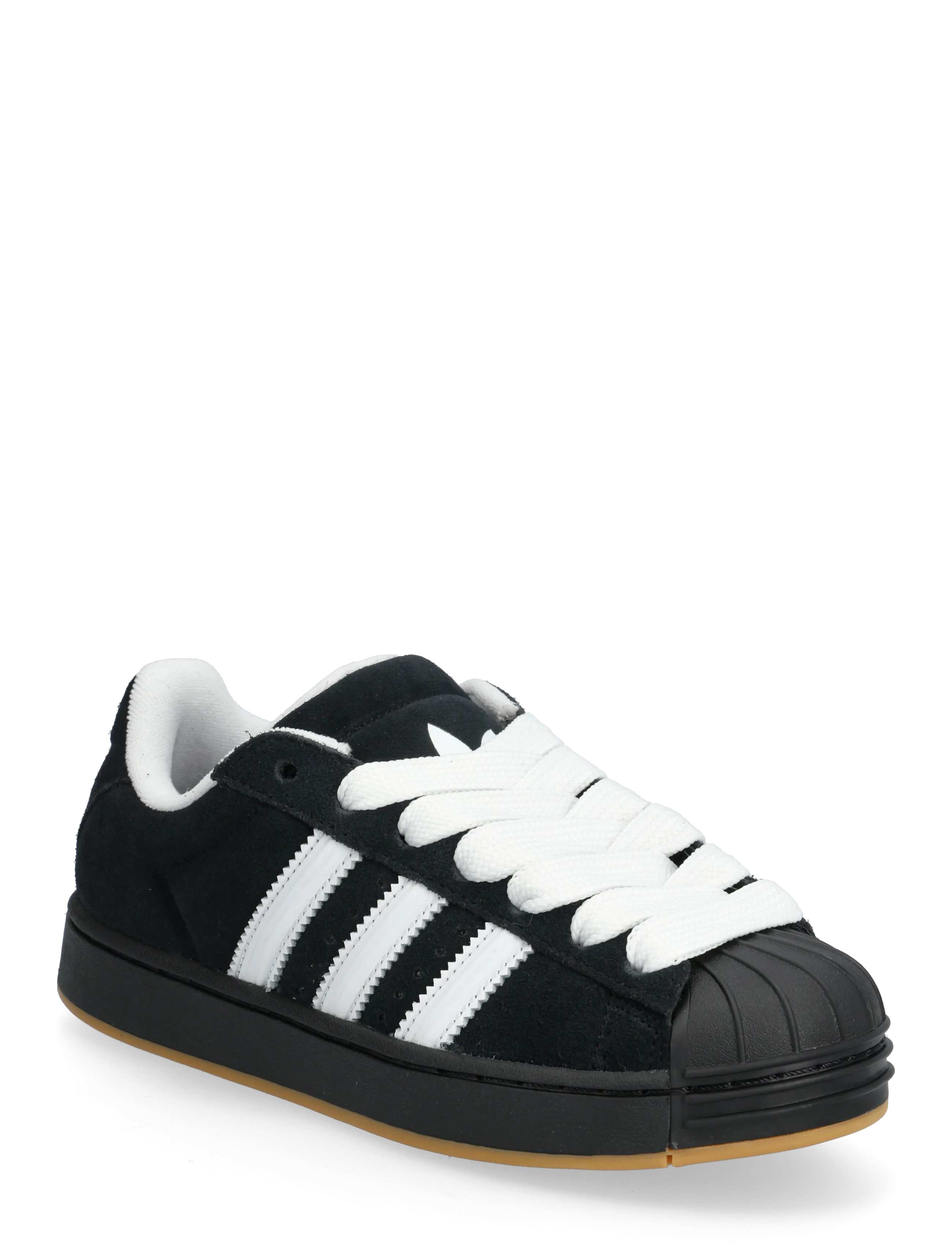 adidas Originals SUPERSTAR ST - Sneakers - CBLACK/FTWWHT/GUM3 / black