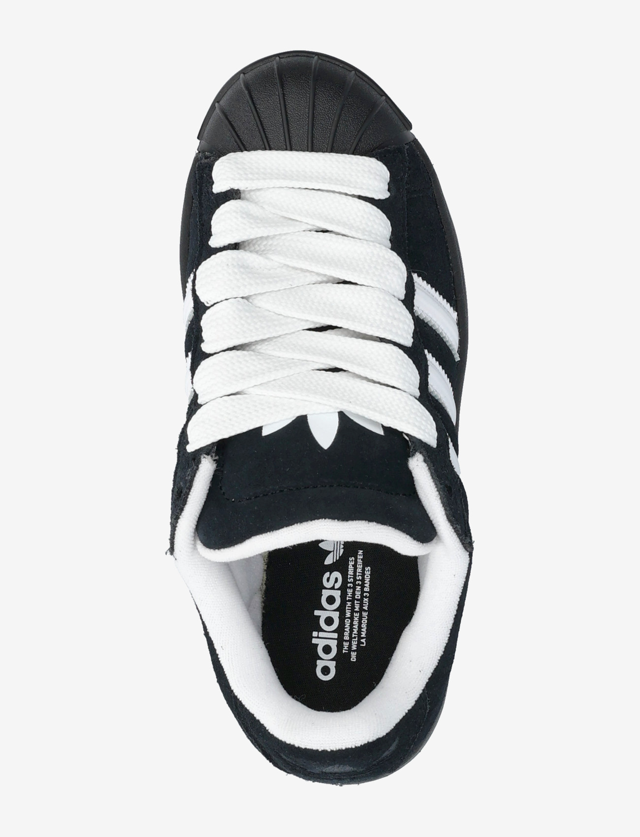adidas Originals - SUPERSTAR ST - lave sneakers - cblack/ftwwht/gum3 - 3